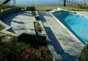stamped concrete overlay sunstone