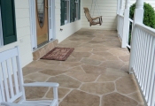 decorative concrete sunstone